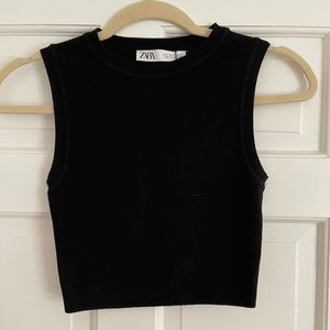 Cropped Knit Zara Top
